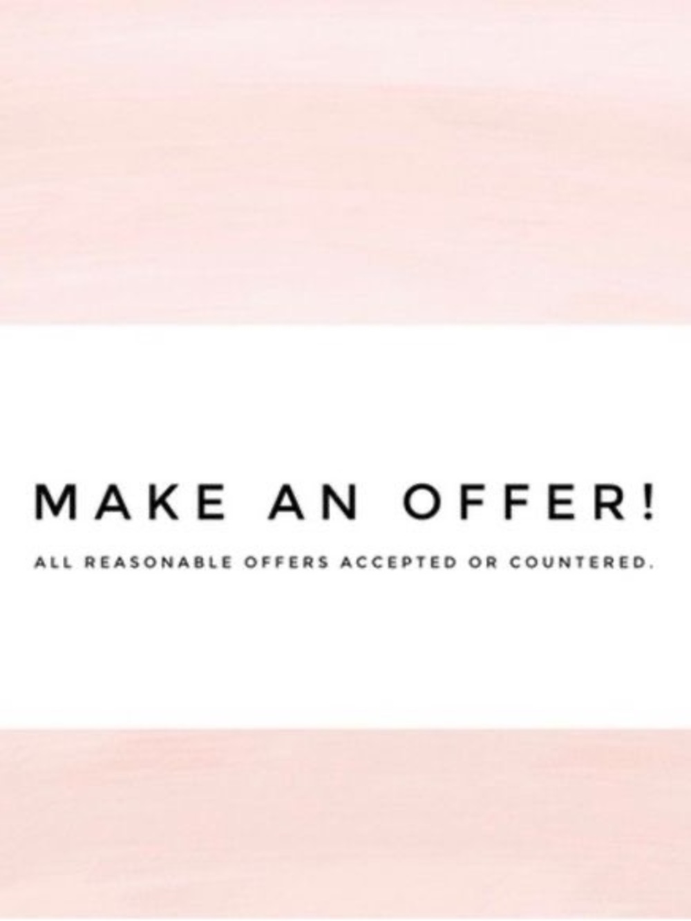 Open to offers.💕
